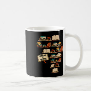 Caneca De Café Educação é Liberdade - Xisto Negro