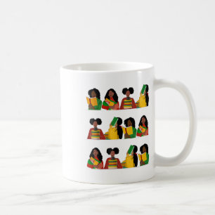 Caneca De Café Educação É Rainha da Liberdade Melanina Mulheres N