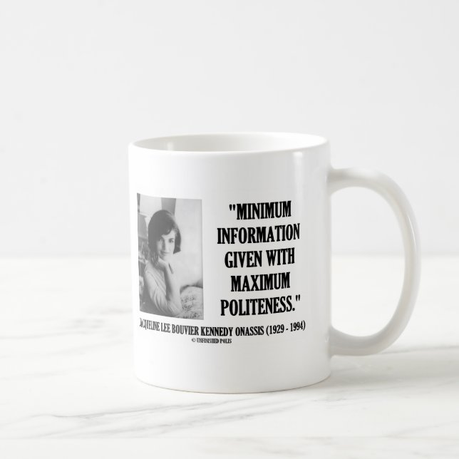 Caneca De Café Educação mínima da informação de Jacqueline (Direita)