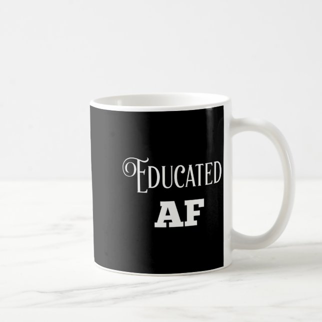 Caneca De Café Educado pra caramba presente engraçado de formatur (Direita)