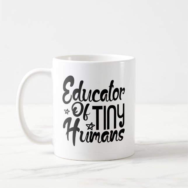 Caneca De Café Educador De Pequenos Humanos Para Professor (Esquerda)