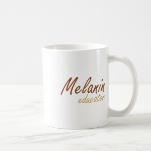 Caneca De Café Educador Melanina Droga Professores Negros Ed Negr