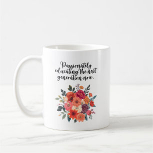 Caneca De Café Educando com Paixão a Próxima Geração de Design