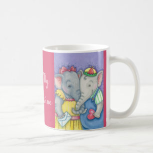 Caneca De Café Edulcorantes Elefantes SEJAM O MEU NAMORADOS MUG P