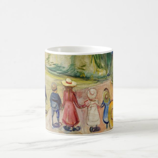 Caneca De Café Edvard Munch - A Floresta de Fairytale (Centro)