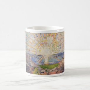 Caneca De Café Edvard Munch Mural Painting The Sun (Solen) (1911)