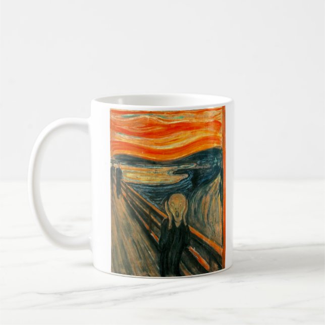 Caneca De Café EDVARD MUNCH - o gritar 1893 (Esquerda)