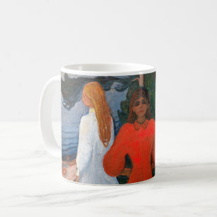 Caneca De Café Edvard Munch - Vermelho e Branco