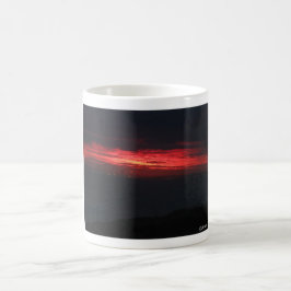 Caneca De Café Eerie Mas Belo Sunset
