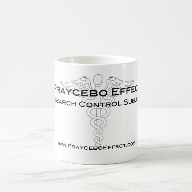 Caneca De Café Efeito de Praycebo - assunto do controle da (Centro)