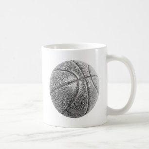 Caneca De Café Efeito Lápis de Basquete