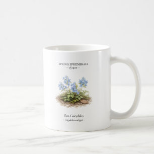 Caneca De Café Efêmeras da Primavera do Japão - Corydalis Ezo