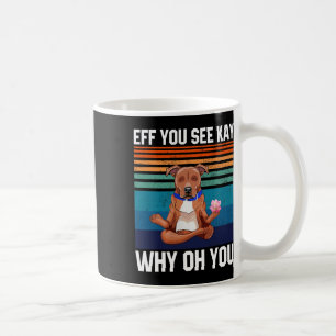 Caneca De Café Eff Você Vê Kay Por Que Oh Você Engraçado Vintage