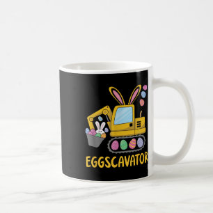 Caneca De Café Eggscavator Felz pascoa Excavador Caçador de Ovos