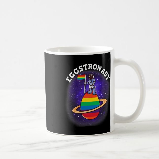 Caneca De Café Eggstronauta, Caça ao Ovo de Páscoa do Astronauta  (Direita)