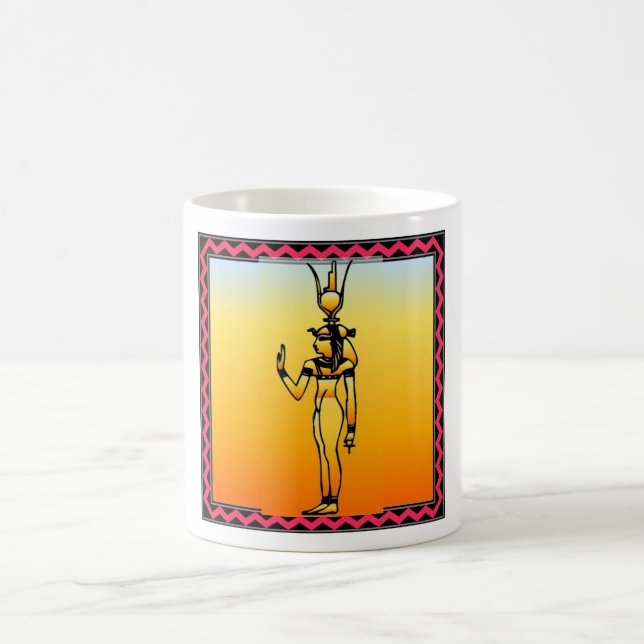 Caneca De Café Egípcia Hieroglifics Mug (Centro)