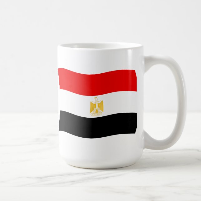 Caneca De Café Egito Flag Mug (Direita)