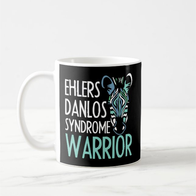 Caneca De Café Ehlers Danlos Síndrome do Guerreiro Edia Sensibili (Esquerda)