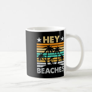 Caneca De Café Ei Beaches Hola Retro Sunset Férias De Praia Engra
