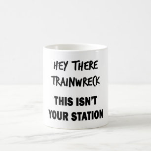 Caneca De Café Ei, Trainwreck