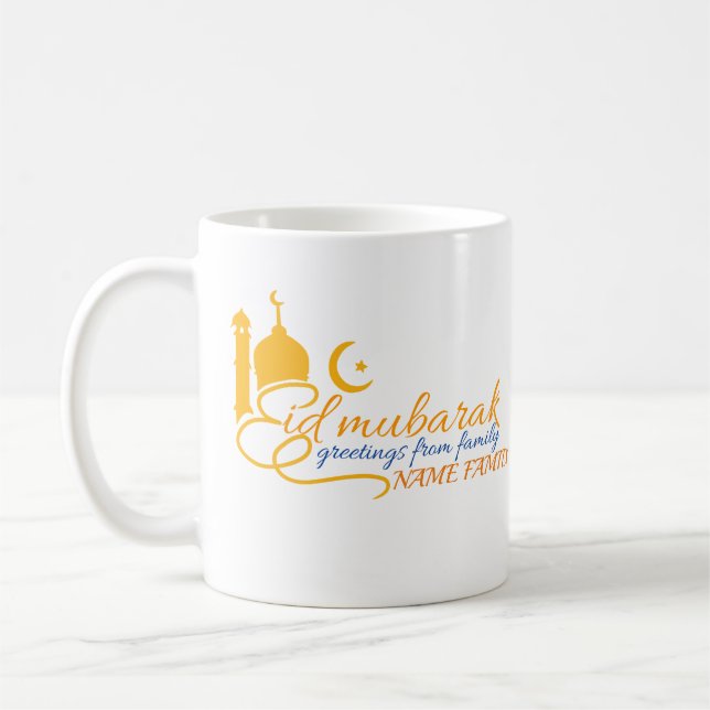 Caneca De Café Eid mubarak Mug (Esquerda)