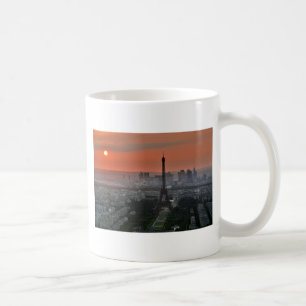 Caneca De Café Eiffel Tower Paris Europe Viagem