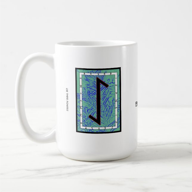 Caneca De Café Eihwaz Rune Mug - Resistência! (Esquerda)