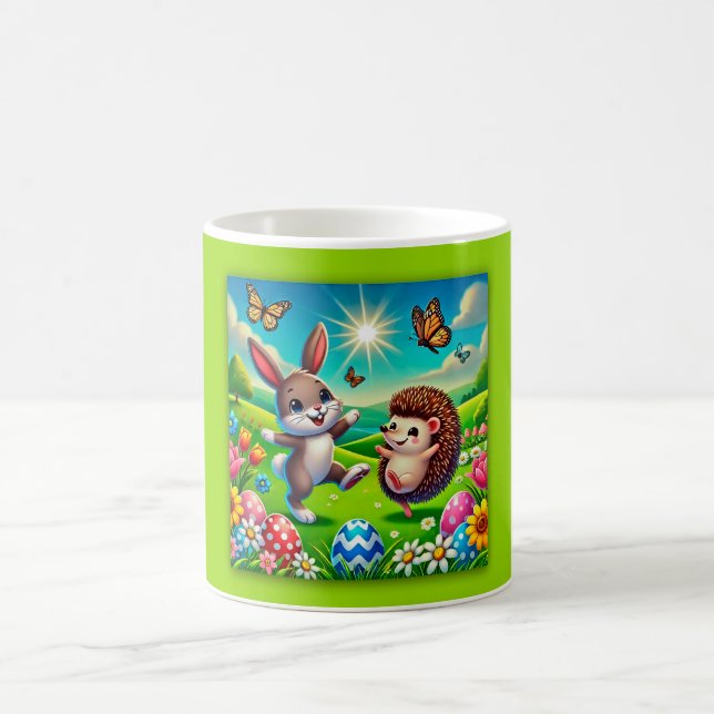 Caneca De Café Ein glücklicher Hase und Igel (Centro)