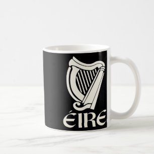 Caneca De Café Eire Gaelic Ireland Eireann Irish Pride Harp Rua P