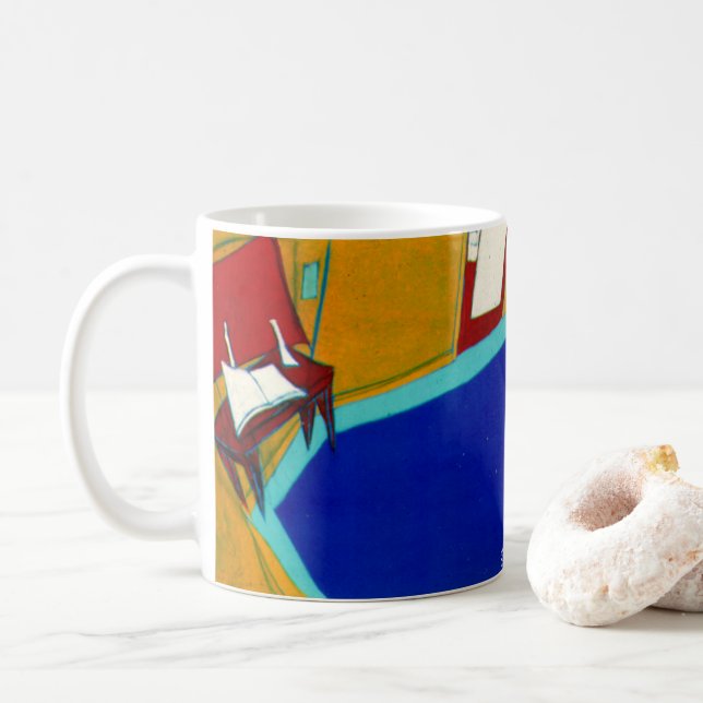 Caneca De Café ejgoldguru - Pastel - Cosmo Street Altar (Com Donut)
