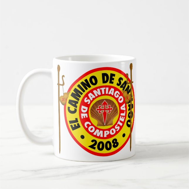 Caneca De Café EL Camino De Santiago 2008 (Esquerda)