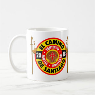 Caneca De Café EL Camino de Santiago 2018
