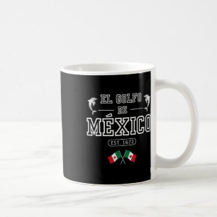 Caneca De Café El Golfo De México Dolphin Est 1672 mexicano