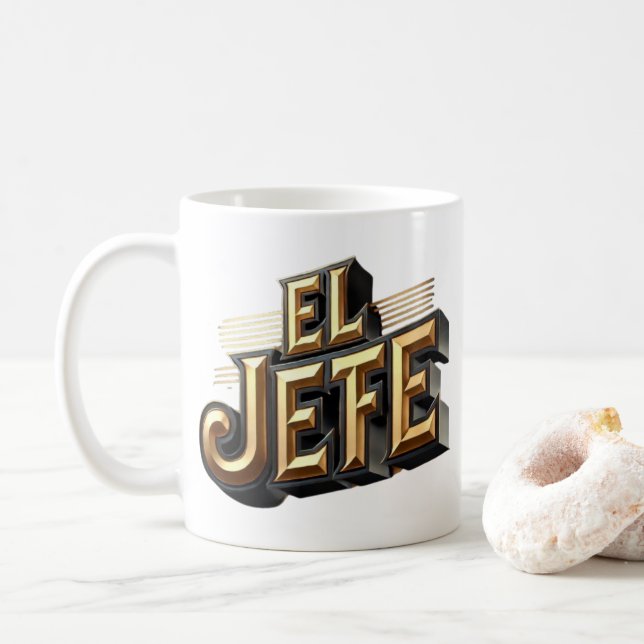 Caneca De Café El Jefe (Com Donut)