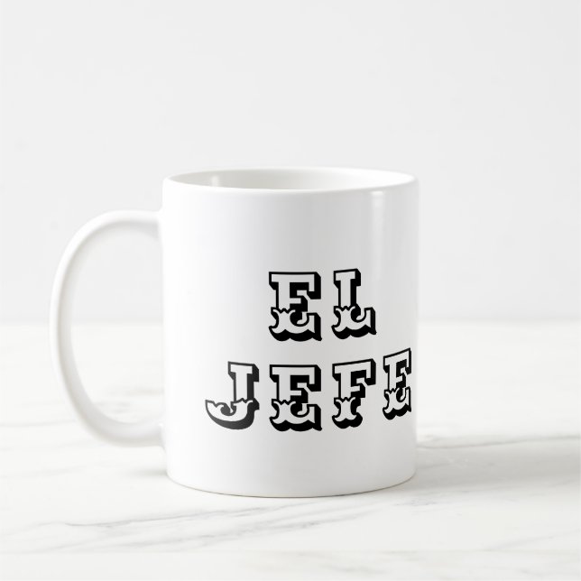 Caneca De Café El Jefe "O Chefe" (Esquerda)
