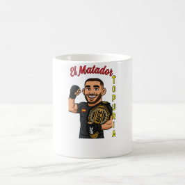 Caneca De Café El Matador, Topuria, UFC Fighter