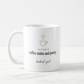 Caneca De Café Ela É Feita De Manchas De Café E Poesia Bookish Co