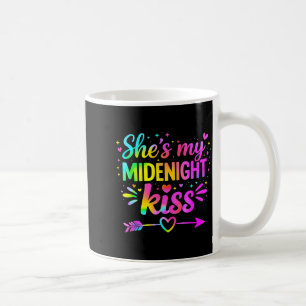 Caneca De Café Ela é Meu Beijo da Meia-Noite Casal Feliz Ano Novo