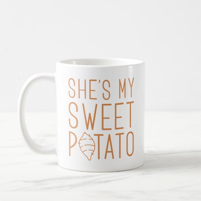 Caneca De Café Ela É Minha Batata Doce (Esquerda)
