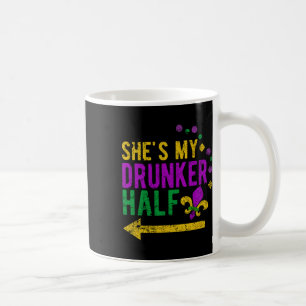 Caneca De Café Ela é Minha Metade Mais Bêbada Casais Bêbados do M