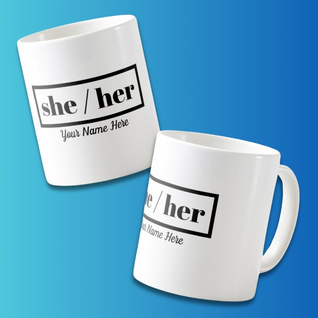 Caneca De Café Ela Foi Enquadrada (Criador carregado)