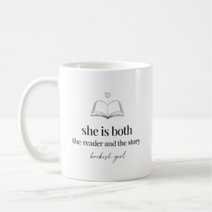 Caneca De Café Ela se Encontra em Personagens Fictícios Livresca
