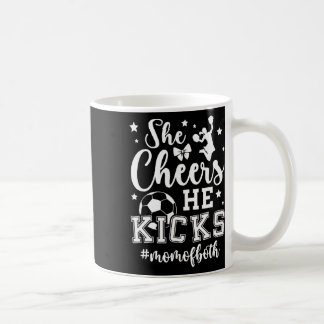 Caneca De Café Ela Torce Ele Chuta Mãe De Ambos Torcida E Mãe De 