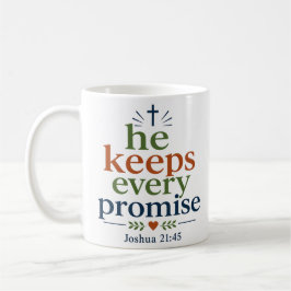 Caneca De Café Ele Cumpre Toda Promessa Inspiradora Promessa das