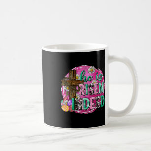 Caneca De Café Ele É Risen Jesus Felz pascoa Cristã Criança