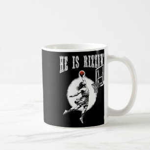 Caneca De Café Ele É Risen Páscoa Engraçado Jesus Jogando Bysketb