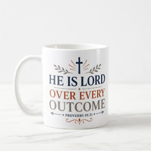 Caneca De Café Ele é Senhor de Todos os Resultados Escritura Bíbl