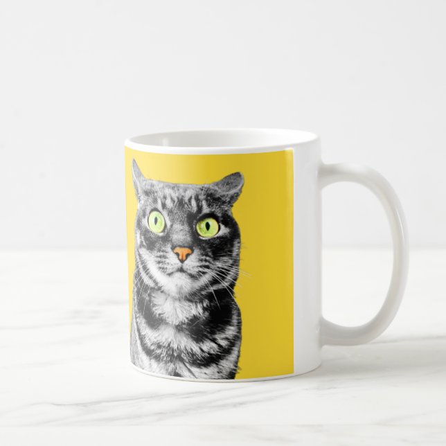 Caneca De Café Ele é seu humano. Faça-o pagar a caneca. (Direita)