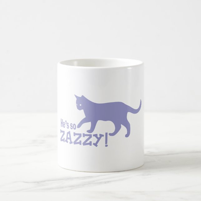Caneca De Café Ele é tão Zazzy - Cat Lover (Centro)