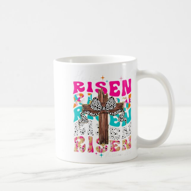 Caneca De Café Ele Está Riscado Cruzando Jesus Páscoa Religioso C (Direita)